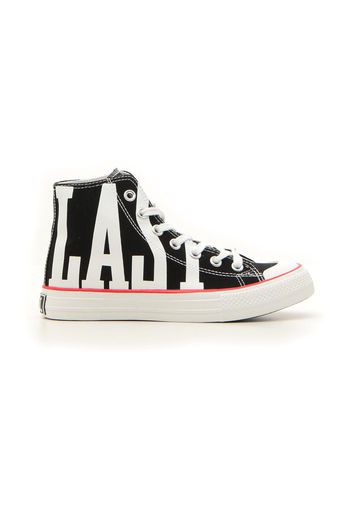 Everlast Sneakers Donna Nero In Materie Tessili Con Chiusura Stringata