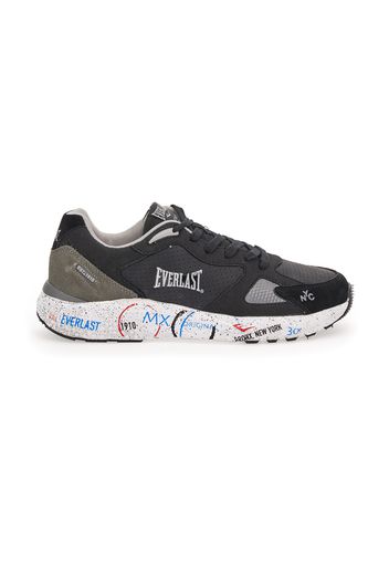 Everlast Sneakers Uomo Nero In Materiale Sintetico/materie Tessili Con Chiusura Stringata