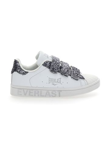 Everlast Sneakers Bambina Bianco In Materiale Sintetico Con Chiusura In Velcro