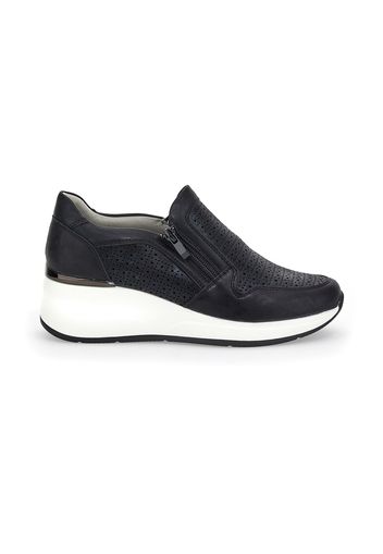 Gavi Sneakers Donna Nero In Materiale Sintetico Con Chiusura Con Cerniera