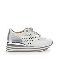 Gavi Sneakers Donna Bianco In Materiale Sintetico Con Chiusura Stringata