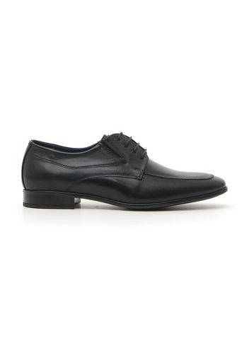 Girza Scarpe Stringate Uomo Nero In Pelle Con Chiusura Stringata