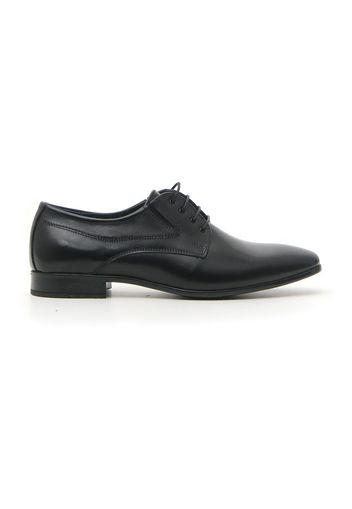 Girza Scarpe Stringate Uomo Nero In Pelle Con Chiusura Stringata