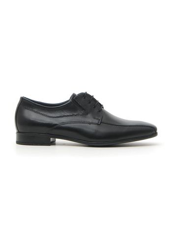 Girza Scarpe Stringate Uomo Nero In Pelle Con Chiusura Stringata