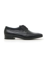 Girza Scarpe Stringate Uomo Nero In Pelle Con Chiusura Stringata