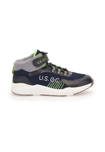 Golf Club Sneakers Bambino Blu In Materiale Sintetico/materie Tessili Con Chiusura In Velcro