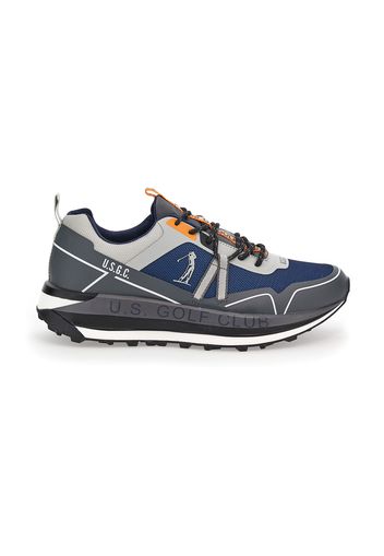 Golf Club Scarpe Da Running Uomo Blu In Materie Tessili/materiale Sintetico Con Chiusura Stringata