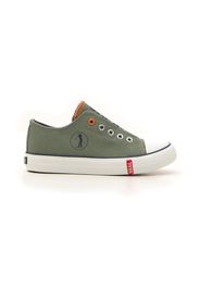 Golf Club Sneakers Bambino Verde In Materie Tessili