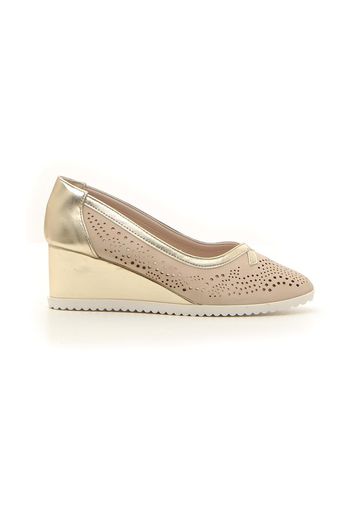 Grazie Ballerine Donna Beige In Materiale Sintetico