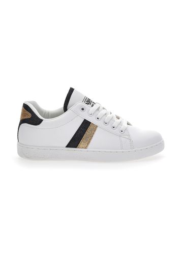 Grazie Sneakers Donna Bianco/nero In Materiale Sintetico Con Chiusura Stringata