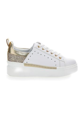 Grazie Sneakers Donna Oro In Materiale Sintetico Con Chiusura Stringata