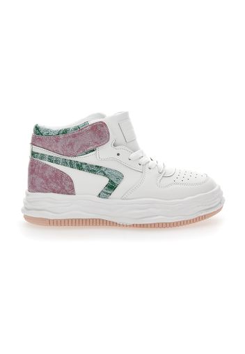 Grazie Sneakers Donna Bianco In Materiale Sintetico Con Chiusura Stringata