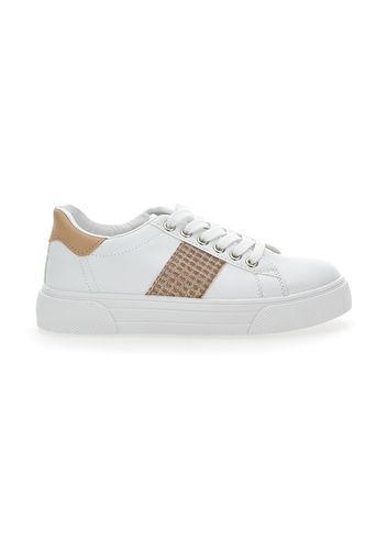 Grazie Sneakers Donna Bianco In Materiale Sintetico Con Chiusura Stringata