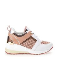 Grazie Sneakers Donna Rosa In Materiale Sintetico Con Chiusura Stringata