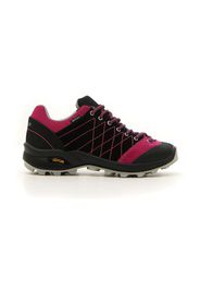 Grisport Scarpe Da Trekking Donna Nero In Pelle/materie Tessili Con Chiusura Stringata