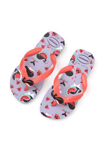 Havaianas Ciabatte Bambina Viola In Materiale Sintetico