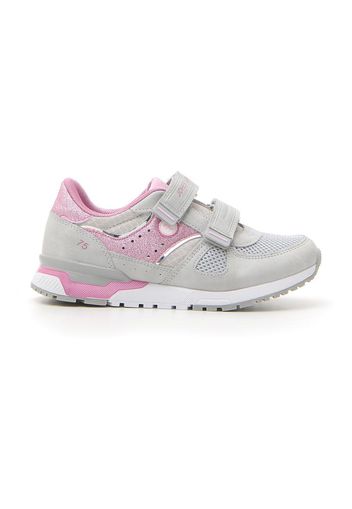 Johes Land Sneakers Bambina Grigio In Materie Tessili/materiale Sintetico Con Chiusura In Velcro