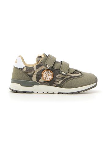 Johes Land Sneakers Bambino Verde In Materiale Sintetico/materie Tessili Con Chiusura In Velcro