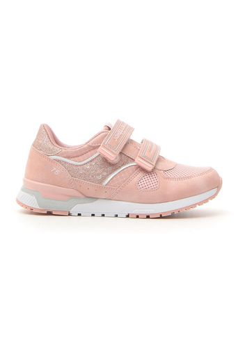 Johes Land Sneakers Bambina Rosa In Materie Tessili/materiale Sintetico Con Chiusura In Velcro