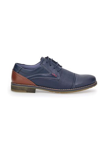 Johes Land Scarpe Stringate Uomo Blu In Materiale Sintetico Con Chiusura Stringata