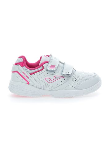 Joma Scarpe Da Running Bambina Bianco In Materiale Sintetico/pelle Con Chiusura In Velcro