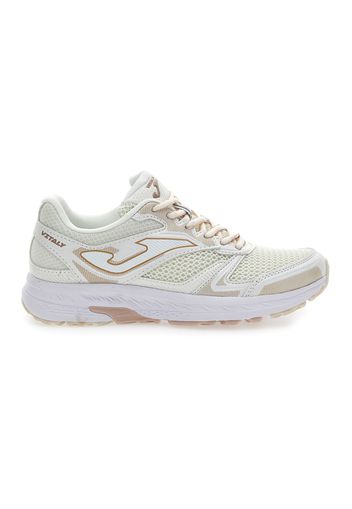 Joma Scarpe Da Running Donna Beige In Materie Tessili/materiale Sintetico Con Chiusura Stringata