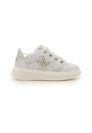 Laura Biagiotti Sneakers Bambina Bianco In Materiale Sintetico Con Chiusura Con Cerniera