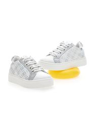 Laura Biagiotti Sneakers Bambina Argento In Materiale Sintetico Con Chiusura Con Cerniera