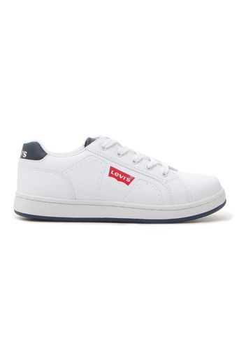 Levi's Sneakers Bambino Bianco In Materiale Sintetico Con Chiusura Stringata