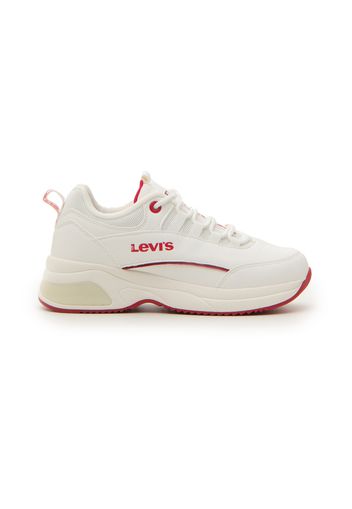 Levi's Sneakers Bambino Bianco In Materiale Sintetico Con Chiusura Con Cerniera