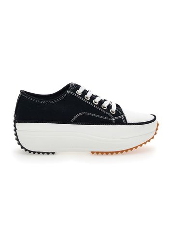 Maira Sneakers Donna Nero In Materiale Sintetico/materie Tessili Con Chiusura Stringata