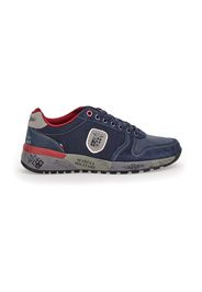 Marina Militare Sneakers Uomo Blu In Materie Tessili/materiale Sintetico Con Chiusura Stringata