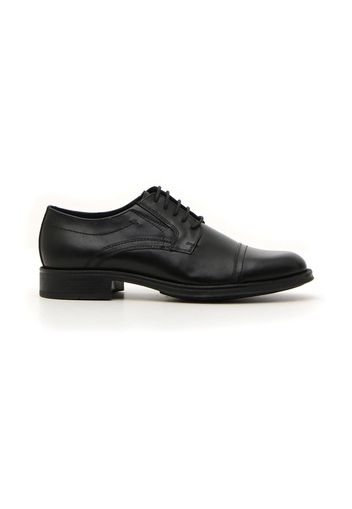 Max Dillan Scarpe Stringate Uomo Nero In Pelle Con Chiusura Stringata