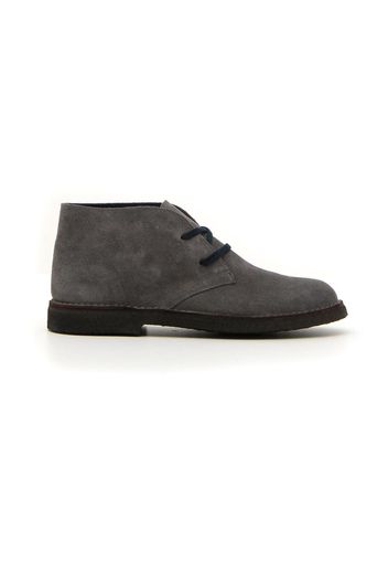 Max Dillan Scarpe Stringate Uomo Grigio In Pelle Con Chiusura Stringata