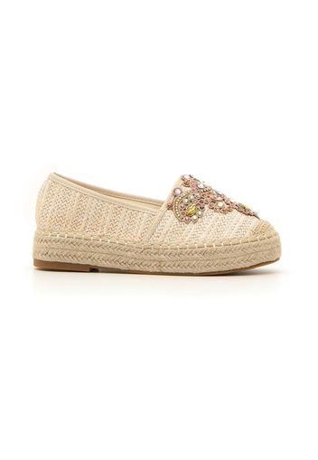 Mio Tempo Espadrillas Donna Beige In Materie Tessili