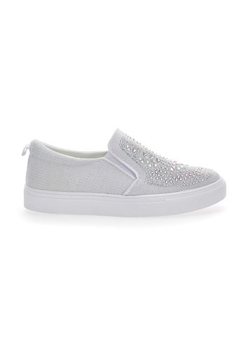 Mio Tempo Sneakers Donna Argento In Materie Tessili