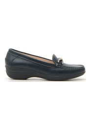 Mocassino It. Mocassini Donna Blu In Pelle