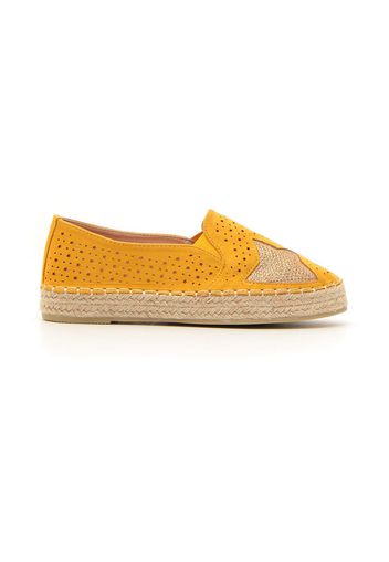 Mya Benita Espadrillas Donna Giallo In Materie Tessili