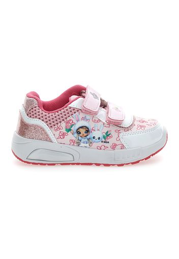 Na Na Surpr. Sneakers Bambina Rosa In Materie Tessili/materiale Sintetico Con Chiusura In Velcro