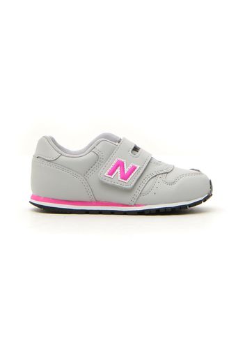 New Balance 373egp Bambina Grigio In Materiale Sintetico Con Chiusura In Velcro