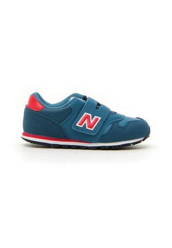 New Balance 373knr Bambino Blu In Materiale Sintetico/materie Tessili Con Chiusura In Velcro