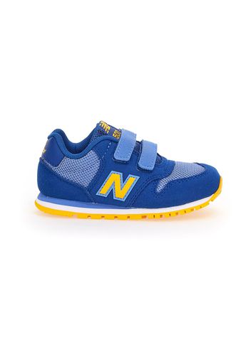 New Balance 500tpl Bambino Blu In Materie Tessili Con Chiusura In Velcro