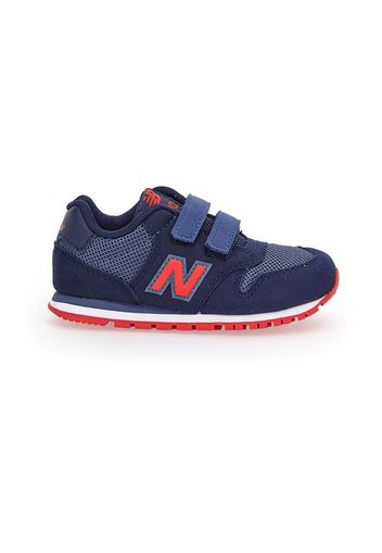 New Balance 500tpn Bambino Blu In Materie Tessili Con Chiusura In Velcro