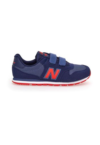 New Balance 500tpn Bambino Blu In Materie Tessili Con Chiusura In Velcro