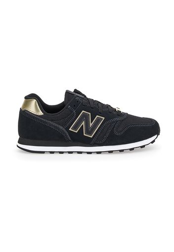 New Balance 373 Me2 Donna Nero In Pelle/materie Tessili Con Chiusura Stringata