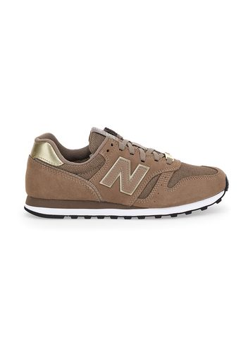 New Balance 373 Ml2 Donna Marrone In Pelle/materie Tessili Con Chiusura Stringata