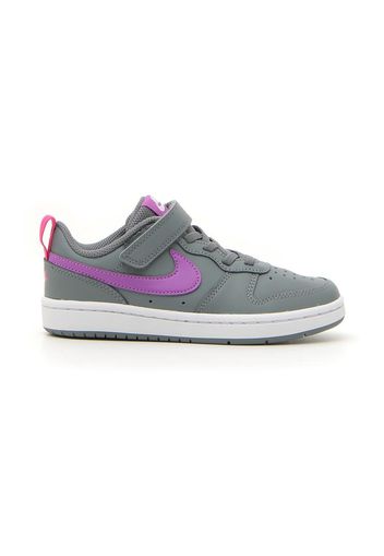 Nike 5451 006 Bambina Grigio In Materiale Sintetico/pelle Con Chiusura In Velcro