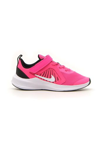 Nike Downshifter 10 (psv) Donna Rosa In Pelle/materie Tessili Con Chiusura In Velcro