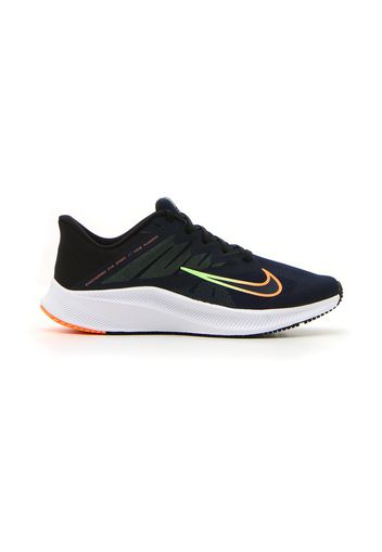 Nike Quest 3 Uomo Nero In Materiale Sintetico/materie Tessili Con Chiusura Stringata