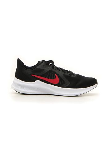 Nike Downshifter 10 Uomo Nero In Materie Tessili/materiale Sintetico Con Chiusura Stringata